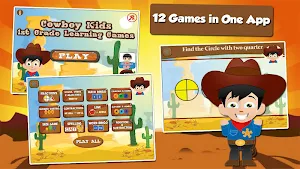 Cowboy Kids Grade One Games Screenshot 0