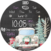 BFF7- Christmas Car