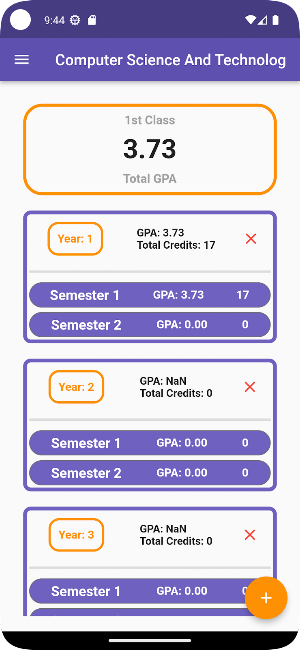 GPA Calculator - CloudLinked Screenshot 0