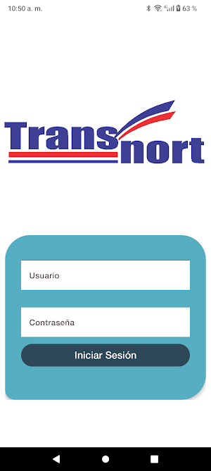 Transnort operador Screenshot 1