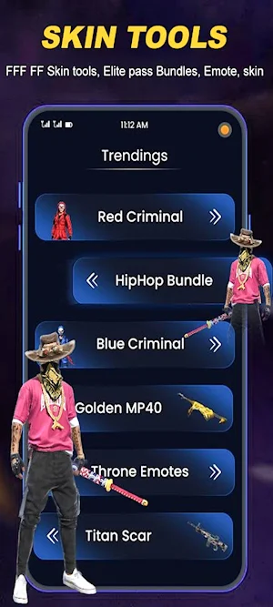 SkinFire - FFF Skin Tools Screenshot 1