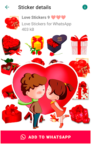 Love stickers - WASticker Screenshot 1