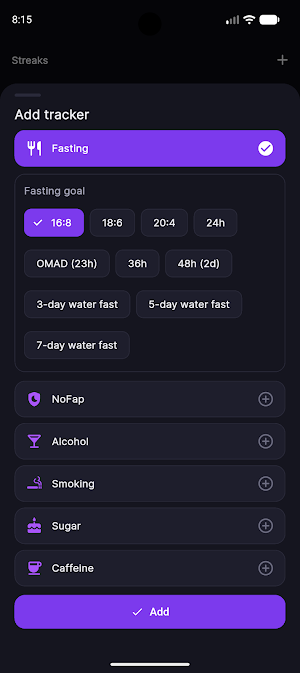 Streaks – Habit & Goal Tracker Screenshot 0