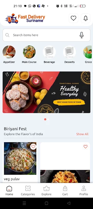 Fast Delivery Suriname Screenshot 2