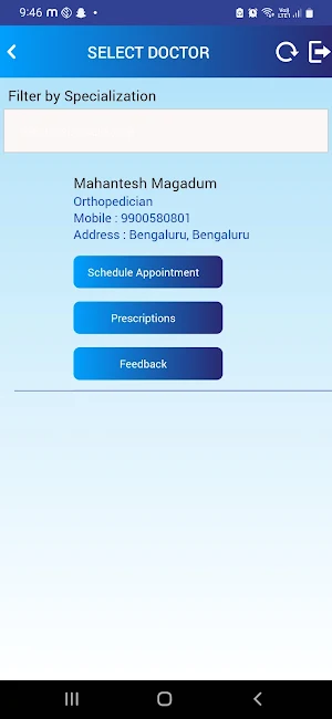 DrMahanteshM Scheduler Screenshot 2