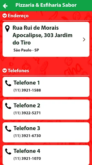 Pizzaria & Esfiharia Sabor Screenshot 2