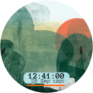 Watch Face Minimal Wear Os Screenshot 2