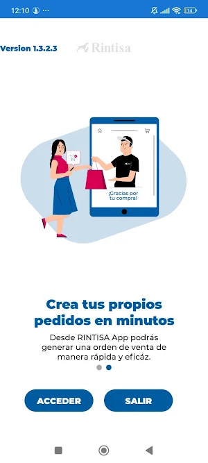 RINTISA: PEDIDOS NEGOCIO Screenshot 1