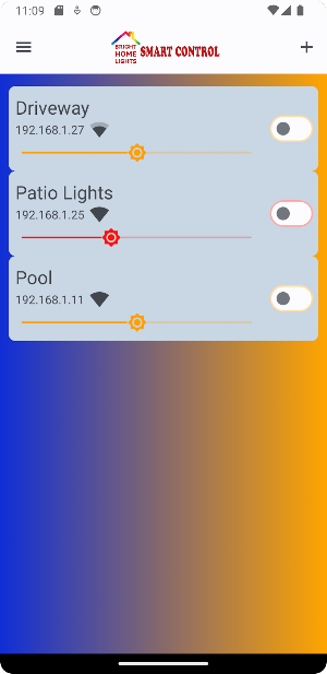 Bright Home App Screenshot 2
