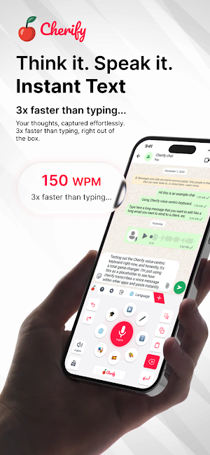 Cherify: AI Voice Keyboard Pro Screenshot 0