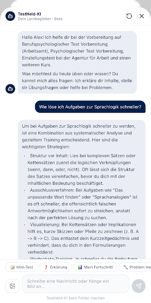 Psychologischer Test Training Screenshot 3
