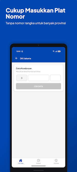 Cek Pajak Kendaraan: PKB STNK Screenshot 1