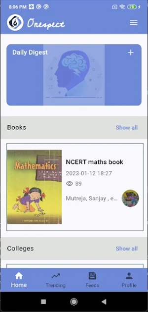 onespect - Learning & Service Screenshot 0