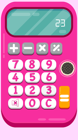Pink Calculator Screenshot 1