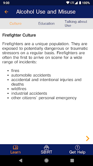 Alcohol Use and Misuse - Provi Screenshot 1