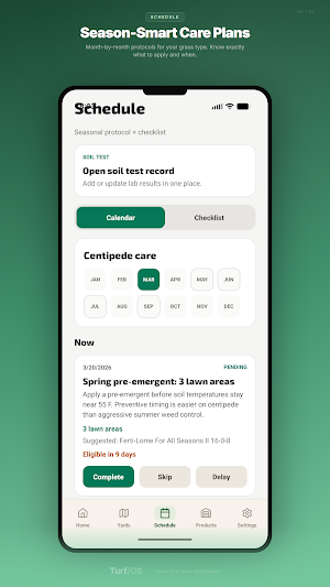 Turf/OS - Yard Care Planner Screenshot 3