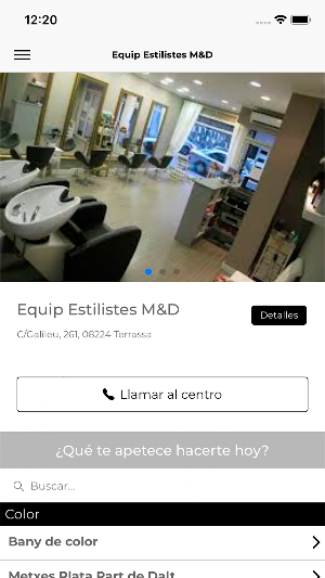 Equip Estilistes M&D Screenshot 0