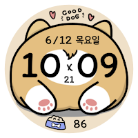NW102한글: DIgital watch face
