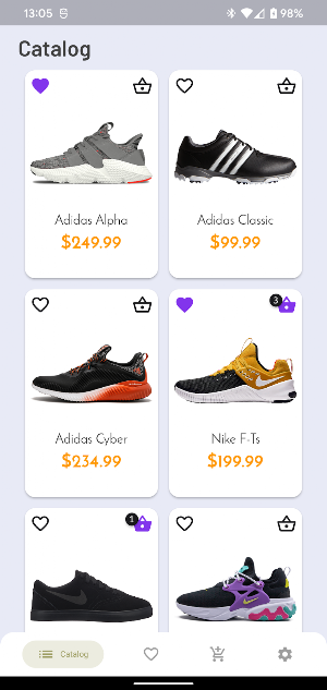 Onix Flutter Shoes App Screenshot 0