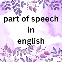 part of speech