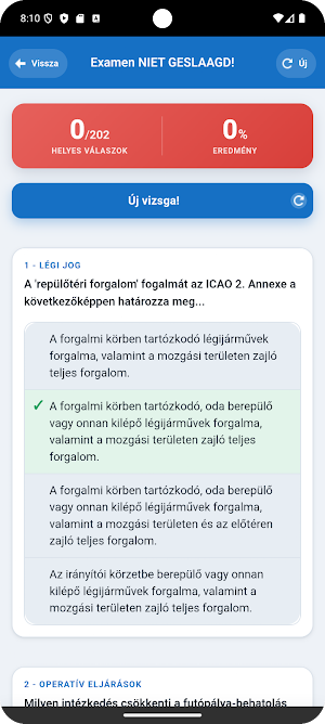 PPL(A) Pilóta Elméleti Vizsga Screenshot 3