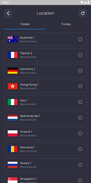 Turkey VPN - Get Turkey IP Screenshot 2