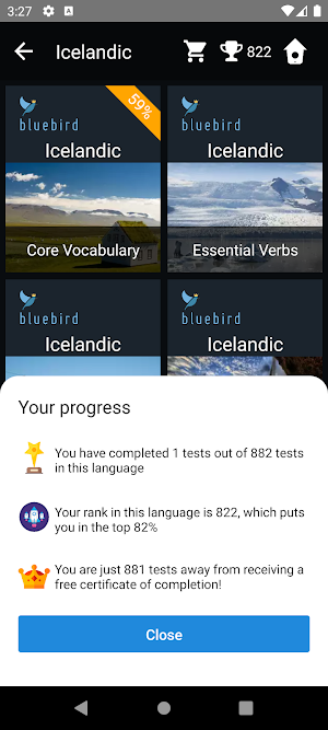 Icelandic Language Tests Screenshot 2