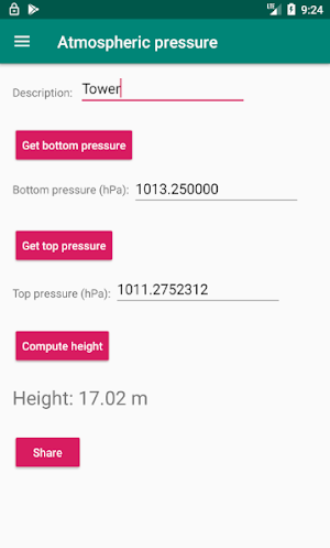 Height Estimator Screenshot 2