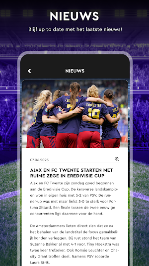 Azerion Vrouwen Eredivisie Screenshot 1