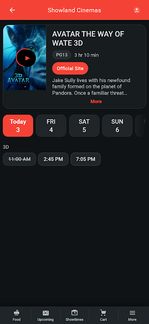 Showland Cinemas Screenshot 1