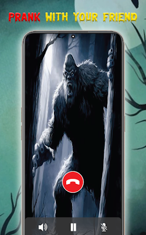 Bigfoot Fake Prank Text & Call Screenshot 2