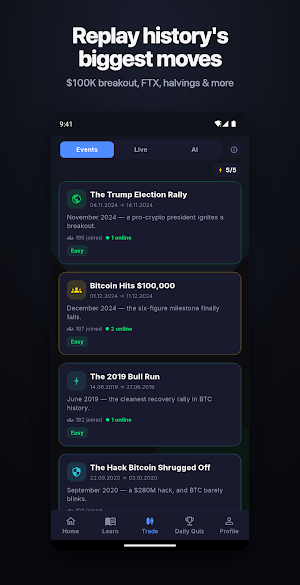 Traders Gym: Trading Simulator Screenshot 2