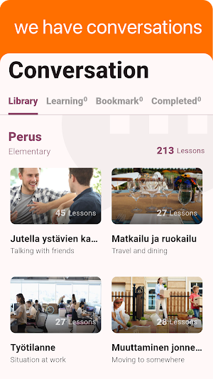 Finnish - Listening Speaking Screenshot 1