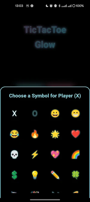 Tic Tac Toe Glow - Choices Screenshot 2