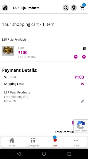 LSR Puja Products Screenshot 2