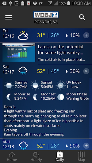 WDBJ7 Weather & Traffic Screenshot 3