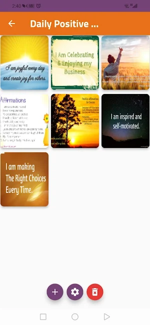 daily positive affirmations Screenshot 2