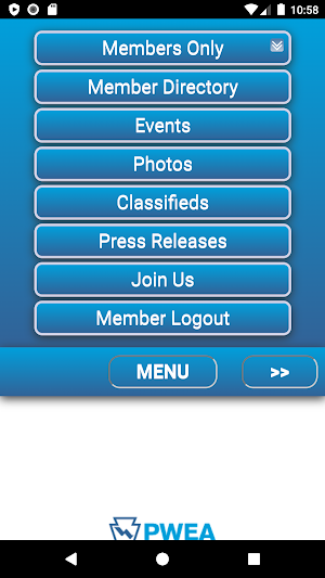 PWEA Mobile App Screenshot 1