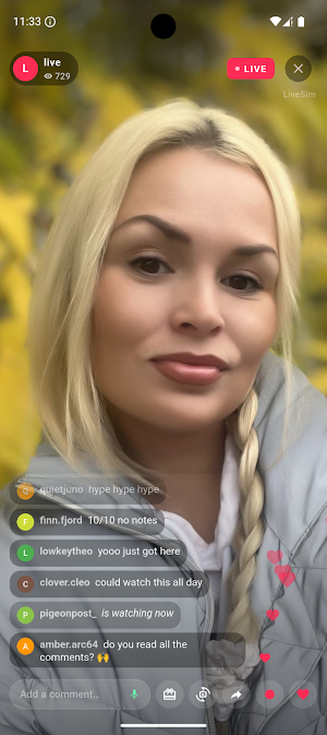 LiveSim: Live Simulator Screenshot 0