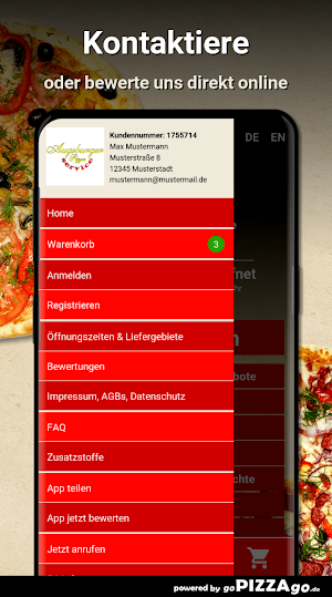 Augsburger Pizzaservice Augsbu Screenshot 2