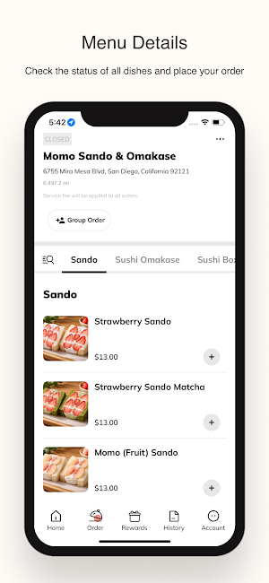 Momo Sando & Omakase Screenshot 1