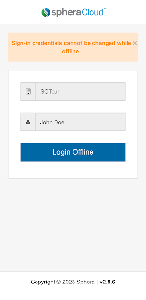 SpheraCloud Mobile Screenshot 1