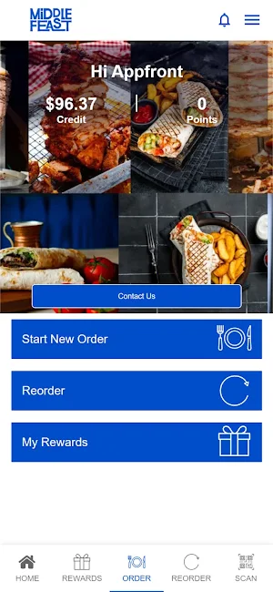 Middle Feast App Screenshot 0