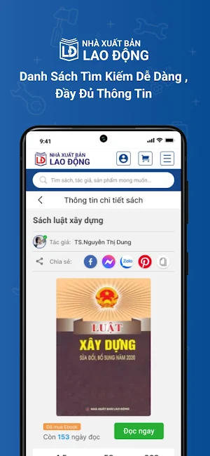 NXB Lao Động Screenshot 1