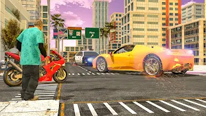 Crime Cars Mafia Street Driver War: Gangster Games Screenshot 2