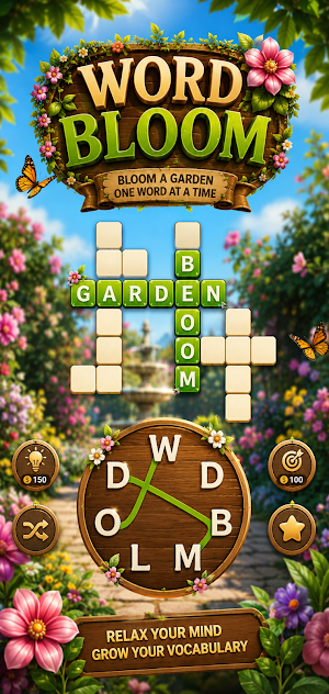 WordBloom: Crossword Puzzle Screenshot 0