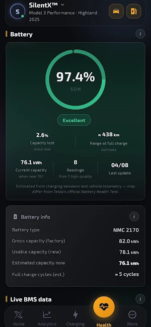 TeslaX Screenshot 1