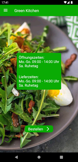 Green Kitchen Screenshot 0