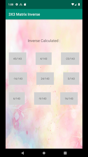 3X3 Matrix Inverse Screenshot 2