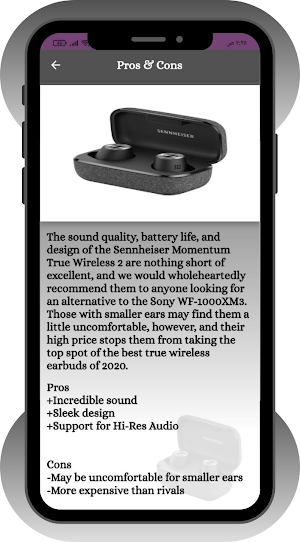 Sennheiser Momentum TW2 Guide Screenshot 0